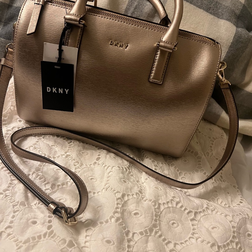 DKNY Women's Metallic Quartz Handbag
